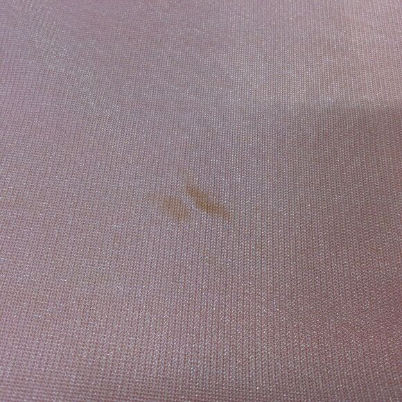 Vtg Figurfit Long Nightgown Women's Sz M Peach Sheer Accordion Pleats Lace Flowy - Picture 11 of 11